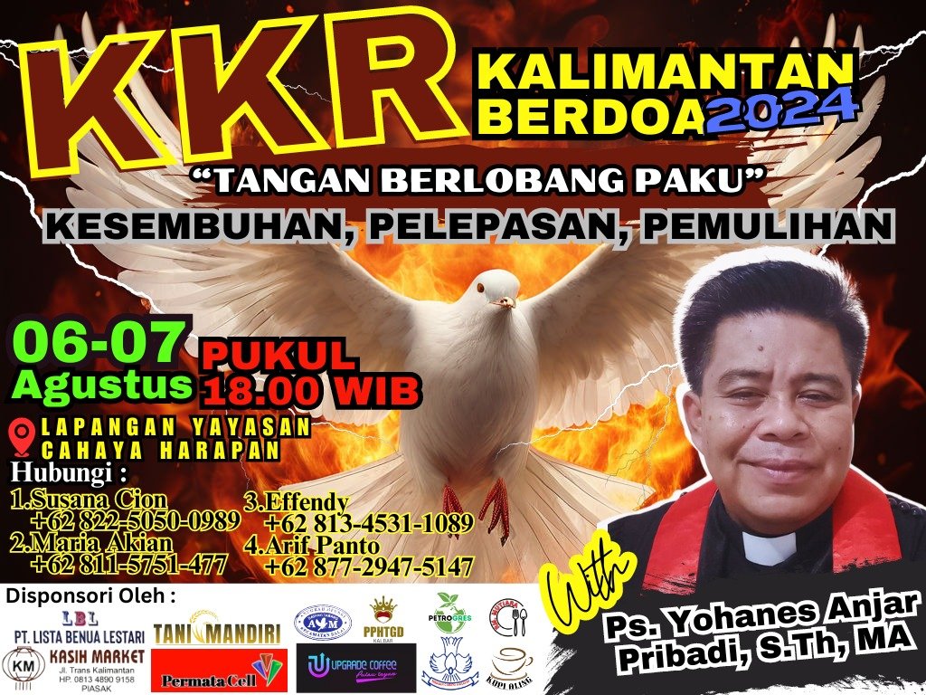 Undangan Menghadiri KKR KALIMANTAN BERDOA 2024
