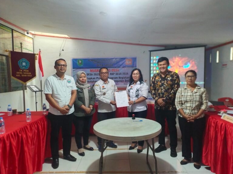 Pemerintah Desa Sosok Laksanakan Musrenbangdes RKPDes Tahun Anggaran 2025