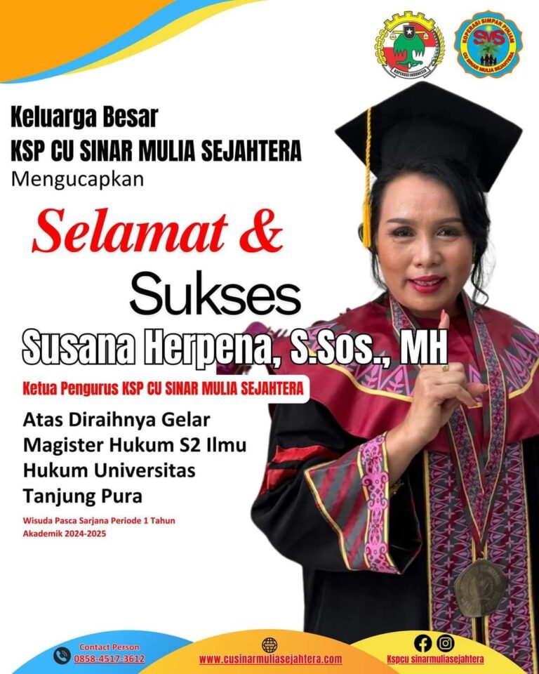 Selamat dan Sukses kepada Susana Herpena, S.Sos., M.H.
