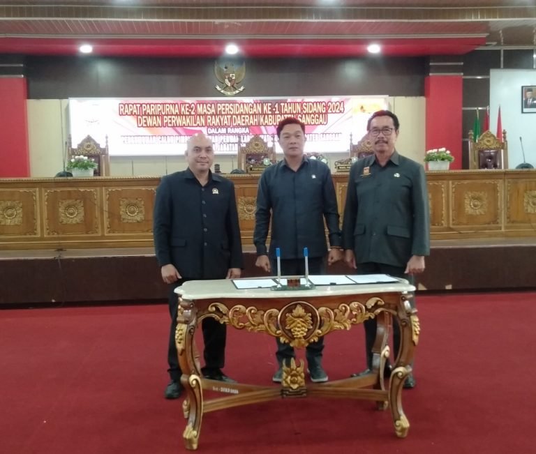 Rapat Paripurna Pembentukan Fraksi DPRD Kabupaten Sanggau Periode 2024-2029