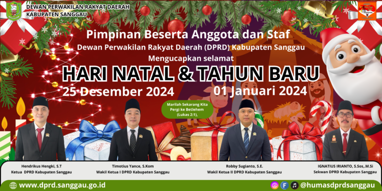 Anggota DPRD, Kepala Desa, Staf Desa dan Kepala Sekolah di Kabupaten Sanggau Ucapkan Selamat Hari Raya Natal dan Tahun Baru