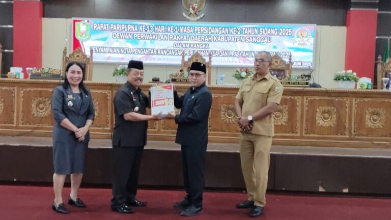 DPRD Kabupaten Sanggau Gelar Rapat Paripurna Ke-13: Bahas Nota Pengantar Perubahan KUA dan PPAS Tahun Anggaran 2025