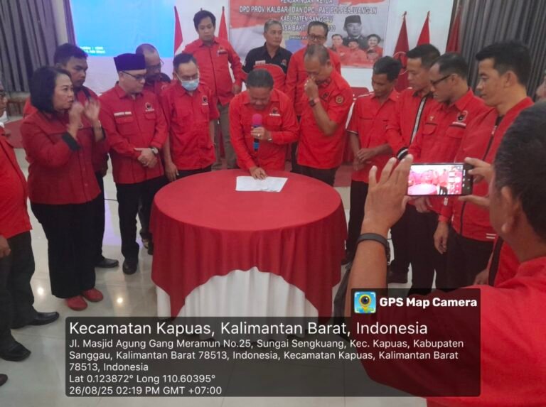 Dewan Pimpinan Cabang (DPC) PDI Perjuangan Kabupaten Sanggau menggelar rapat konsolidasi dan musyawarah pasca Kongres VI