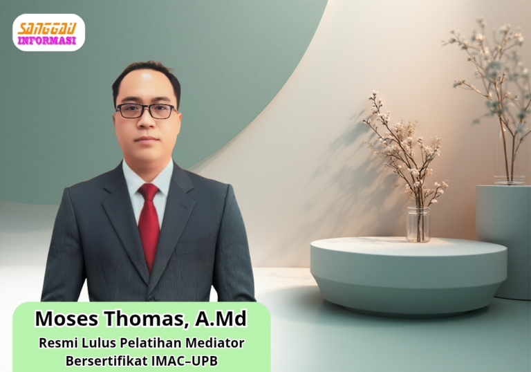 Moses Thomas Resmi Lulus Pelatihan Mediator Bersertifikat IMAC–UPB: “Pengalaman Berharga yang Akan Saya Abdikan untuk Masyarakat”