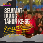 Kode Alam Kebahagiaan Warnai Ultah ke-65 Ketua DPC PDI Perjuangan Sanggau
