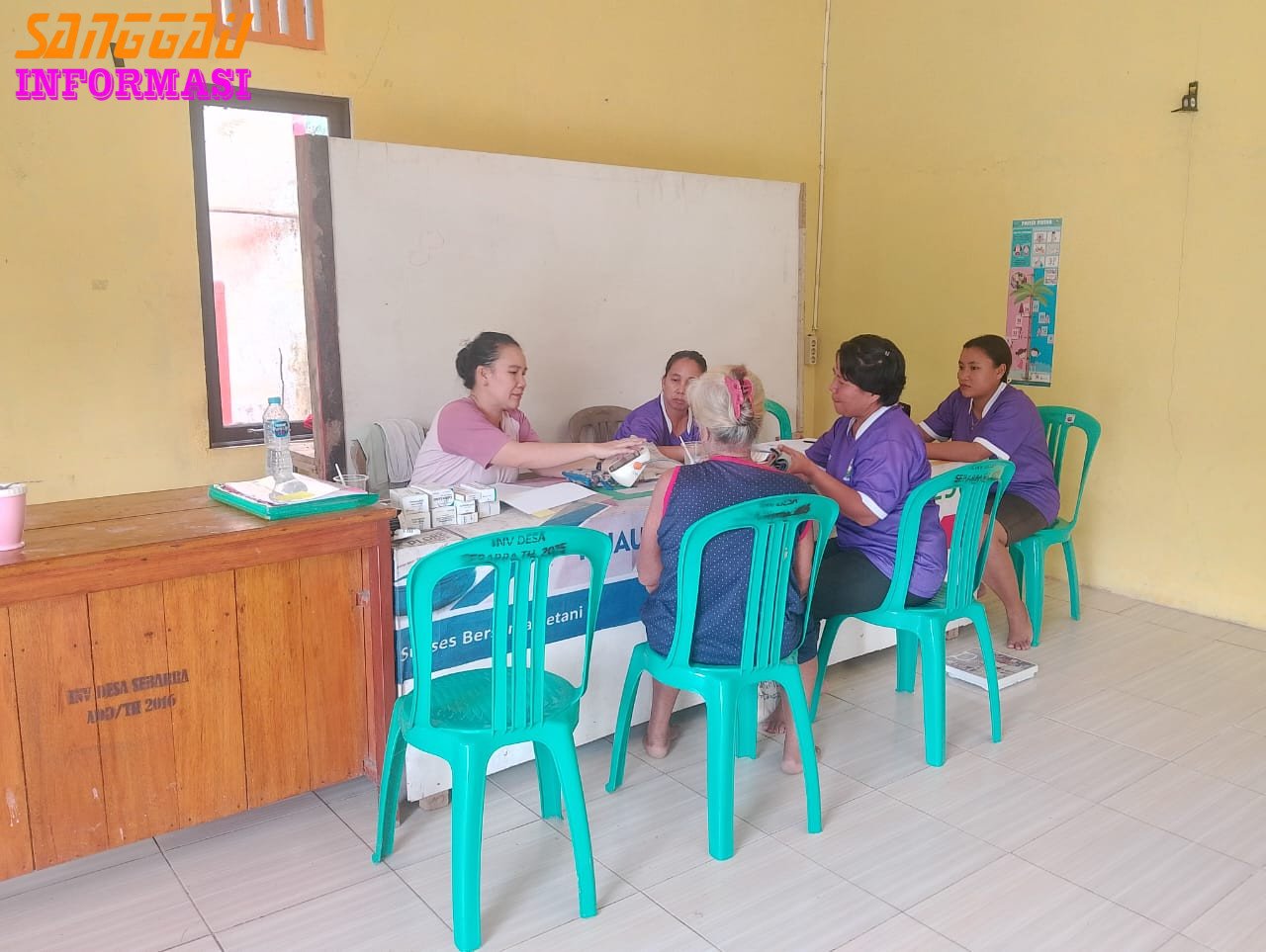 Pelayanan Posyandu Integrasi Layanan Primer di Dusun Riam, Desa Sebarra