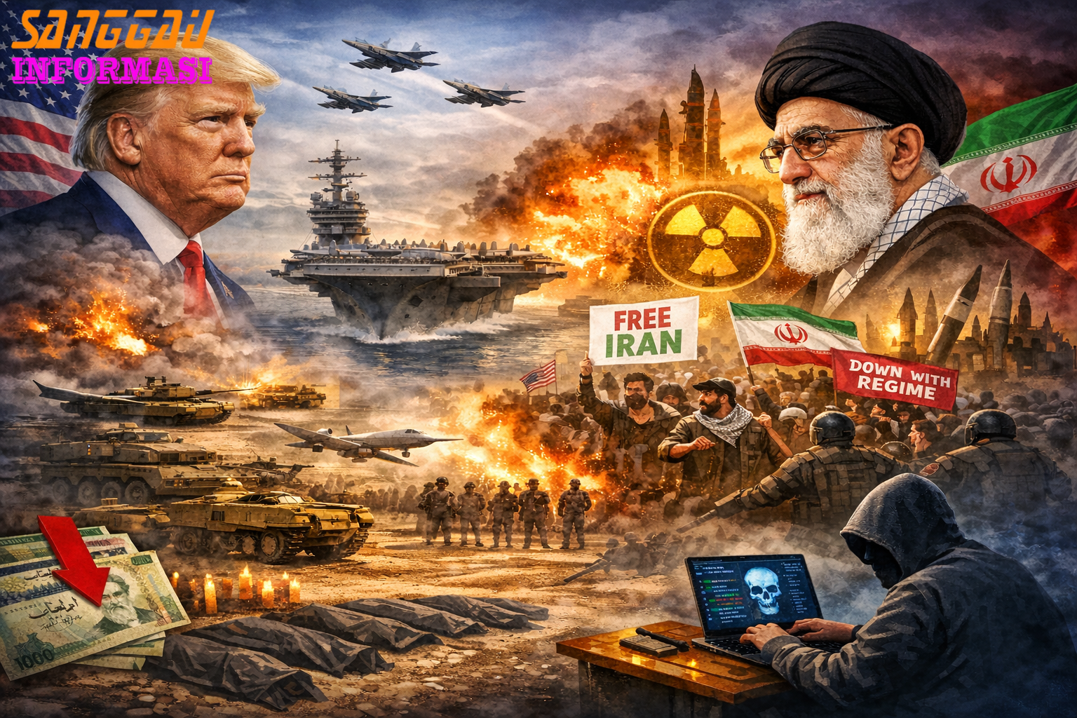 Jangankan Bisnismu, Negaramu bisa Trump buat Hancur. Info AS Pertimbangkan Opsi Tekan Iran di Tengah Gelombang Protes