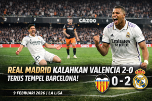 Real Madrid Kalahkan Valencia 2-0, Terus Tempel Barcelona di Puncak Klasemen