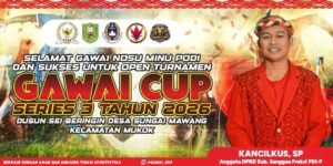 Kancilkus, SP Ucapkan Selamat dan Sukses Turnamen Gawai Cup Serie 3 Dusun Sei Beringin