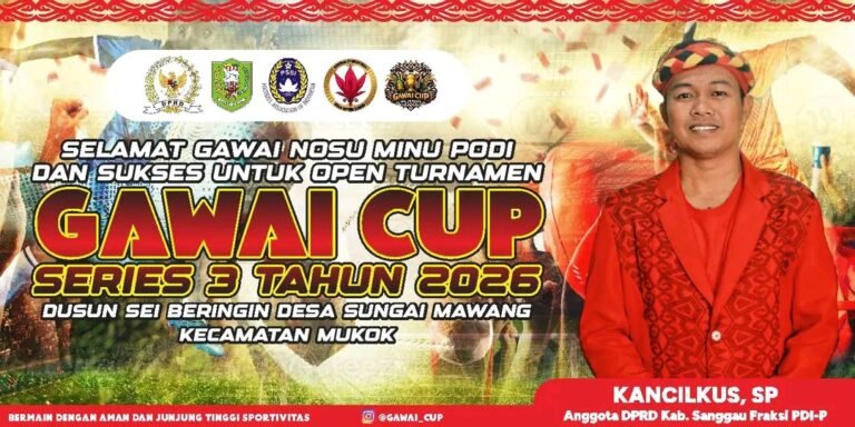 Kancilkus, SP Ucapkan Selamat dan Sukses Turnamen Gawai Cup Serie 3 Dusun Sei Beringin