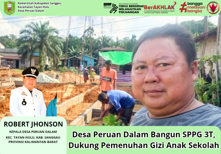 Desa Peruan Dalam Bangun SPPG 3T, Dukung Pemenuhan Gizi Anak Sekolah