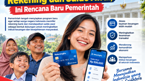 Setiap Warga Dapat Rekening dan Saldo Awal, Ini Rencana Baru Pemerintah